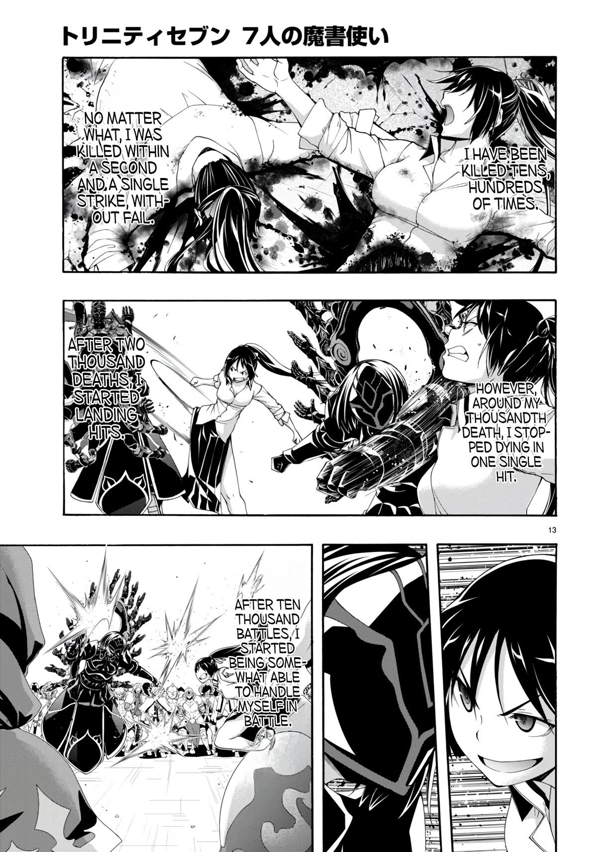 Trinity Seven: 7-Nin no Mahoutsukai Chapter 146 page 14 - Chapter 146