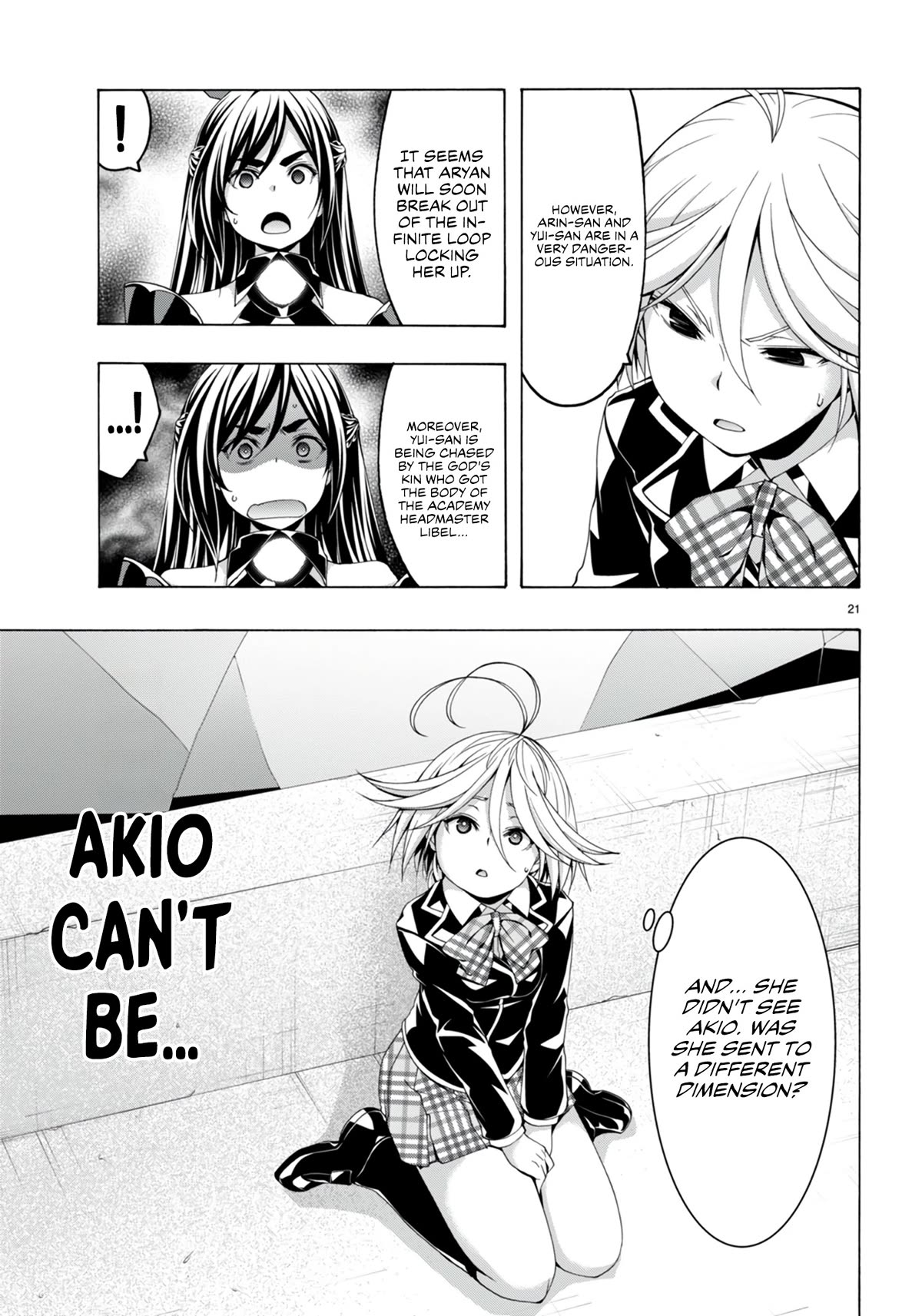 Trinity Seven: 7-Nin no Mahoutsukai Chapter 148 page 22 - Chapter 148
