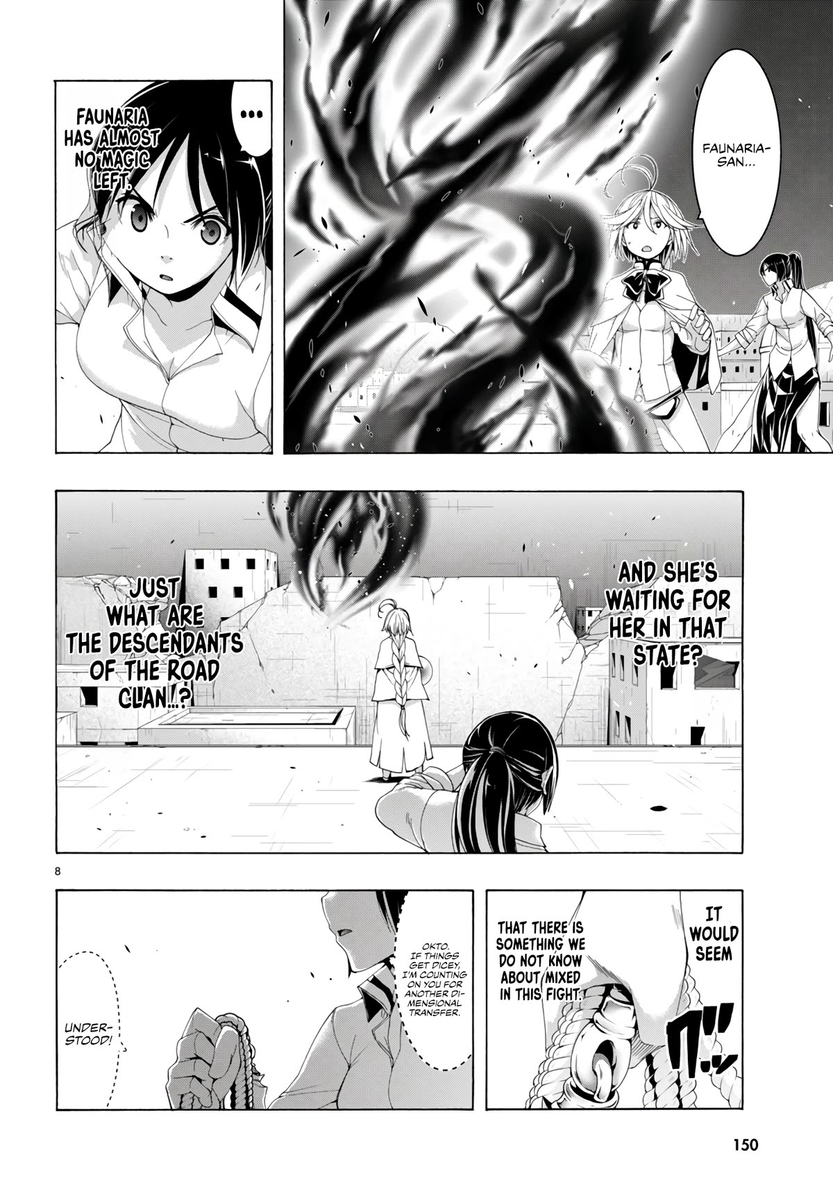 Trinity Seven: 7-Nin no Mahoutsukai Chapter 151 page 9 - Chapter 151