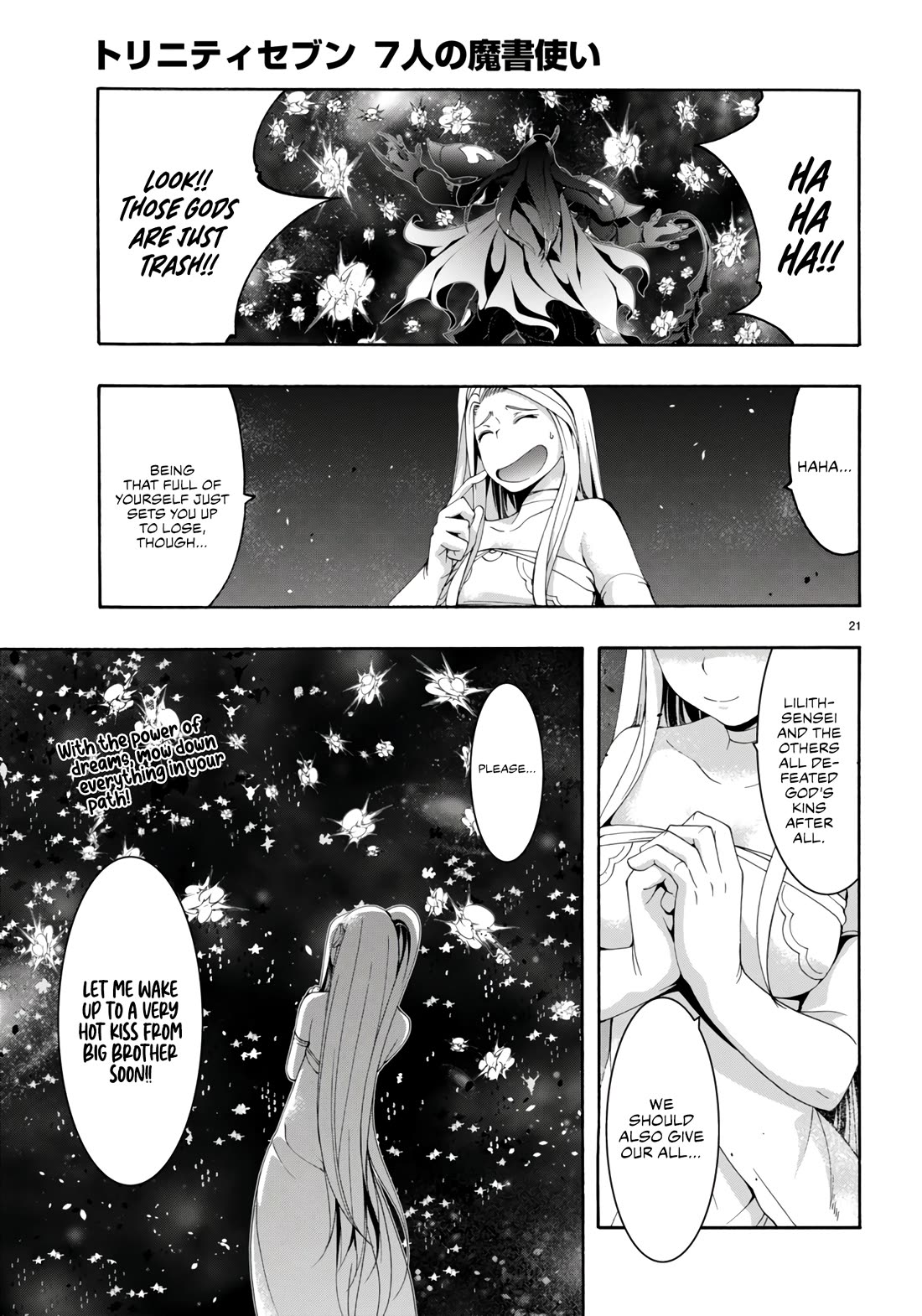 Trinity Seven: 7-Nin no Mahoutsukai Chapter 152 page 21 - Chapter 152