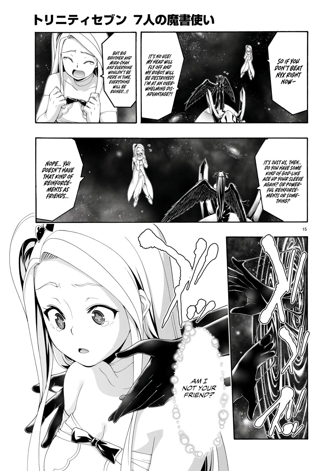 Trinity Seven: 7-Nin no Mahoutsukai Chapter 153 page 16 - Chapter 153