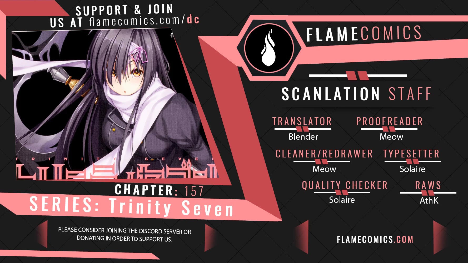 Trinity Seven: 7-Nin no Mahoutsukai Chapter 157 page 1 - Chapter 157