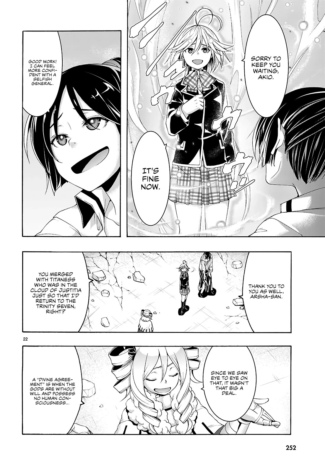 Trinity Seven: 7-Nin no Mahoutsukai Chapter 158 page 22 - Chapter 158