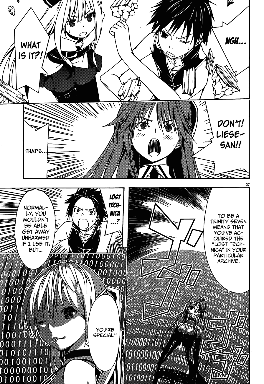 Trinity Seven: 7-Nin no Mahoutsukai Chapter 16 page 28 - Chapter 16: Spell Succeed & Lost Technica