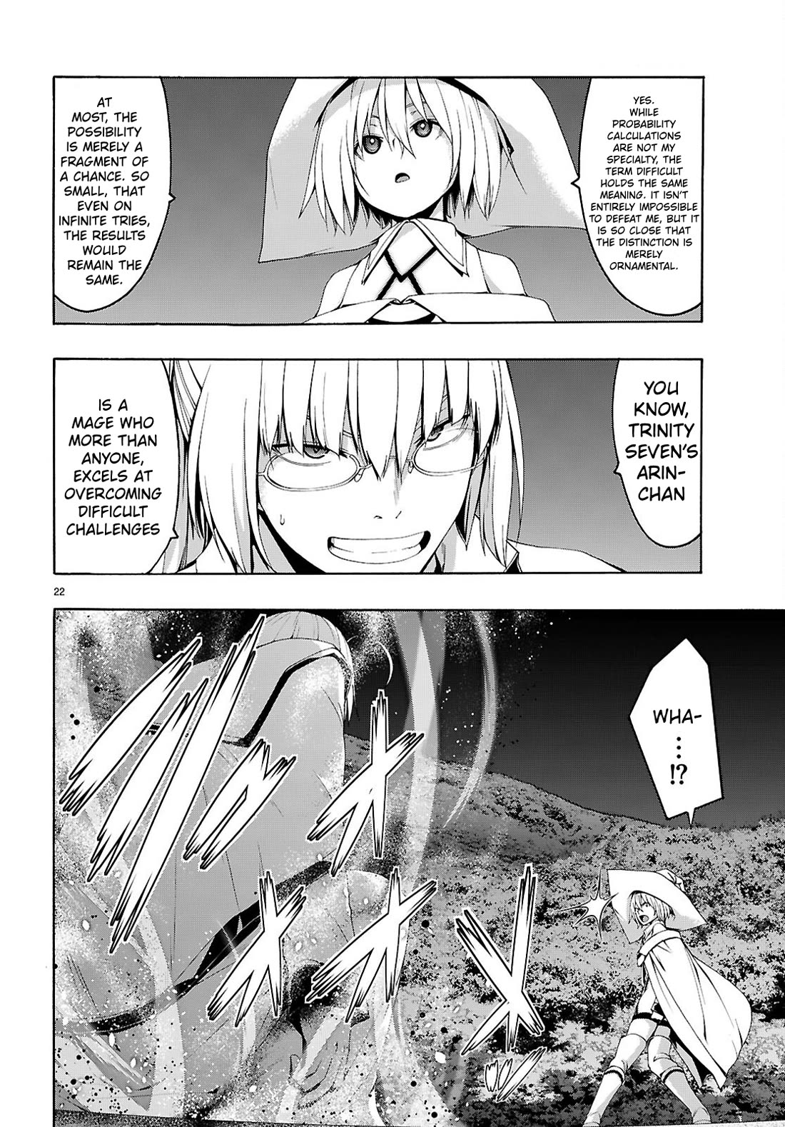 Trinity Seven: 7-Nin no Mahoutsukai Chapter 161 page 23 - Chapter 161