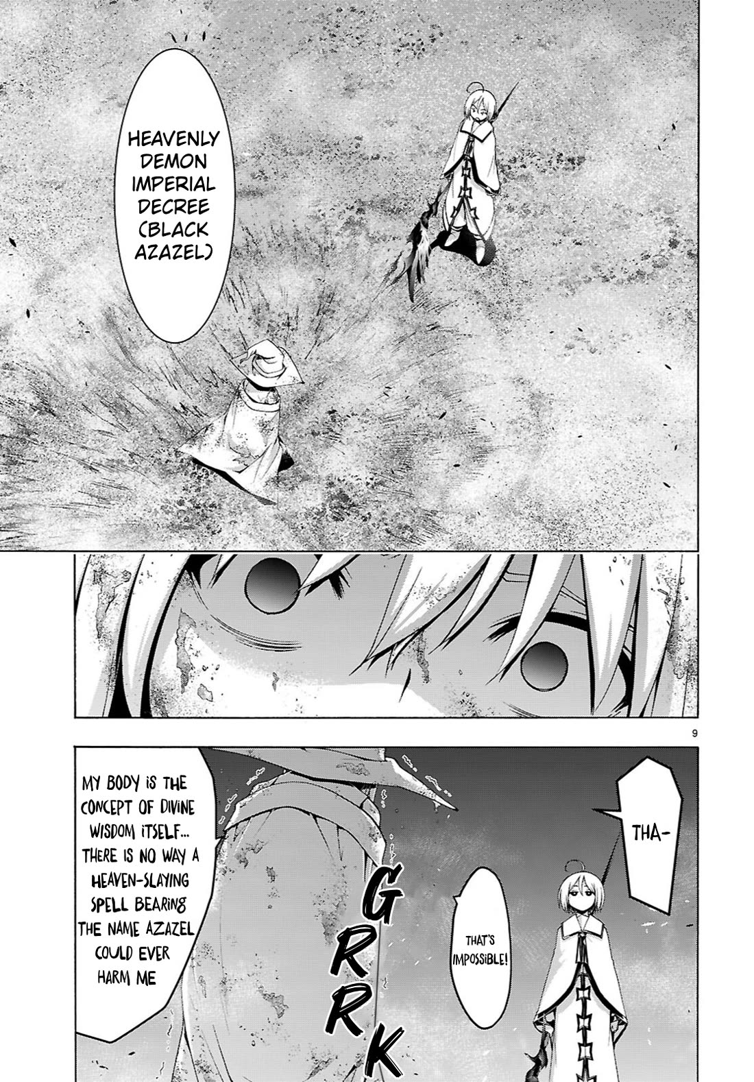 Trinity Seven: 7-Nin no Mahoutsukai Chapter 162 page 10 - Chapter 162: Conceptual Warfare and The Adversary Of God