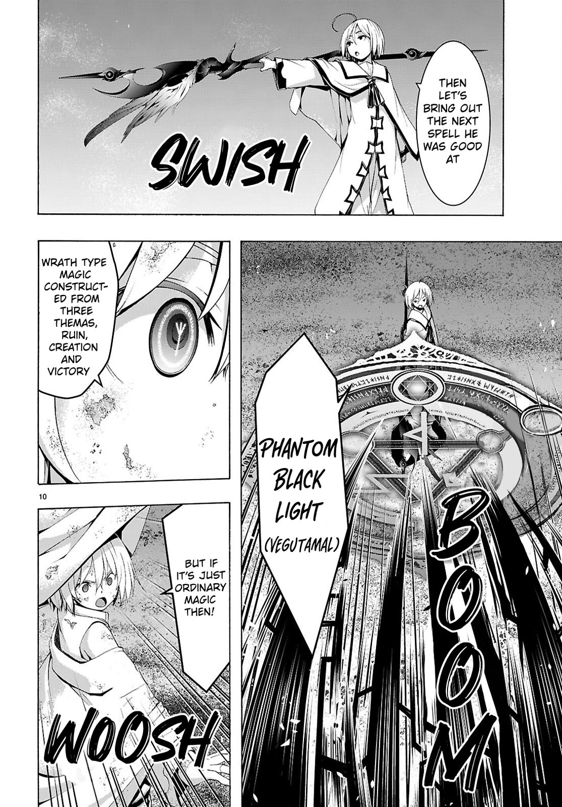 Trinity Seven: 7-Nin no Mahoutsukai Chapter 162 page 11 - Chapter 162: Conceptual Warfare and The Adversary Of God