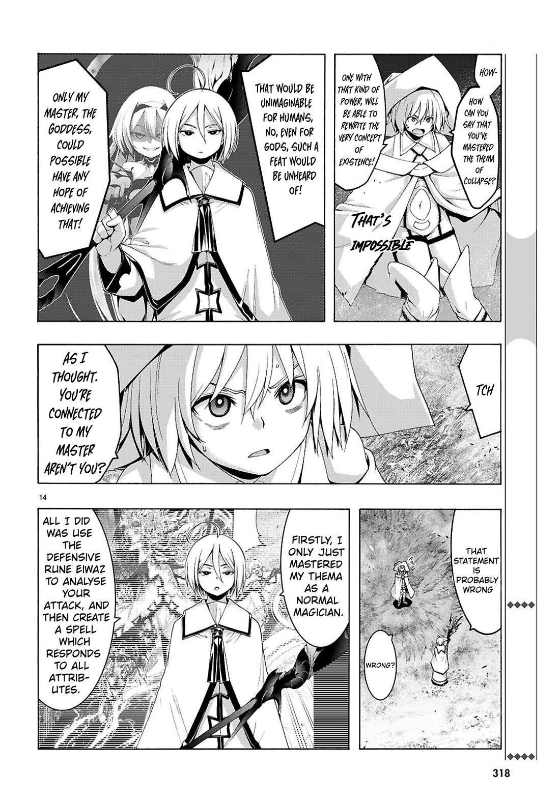 Trinity Seven: 7-Nin no Mahoutsukai Chapter 162 page 15 - Chapter 162: Conceptual Warfare and The Adversary Of God