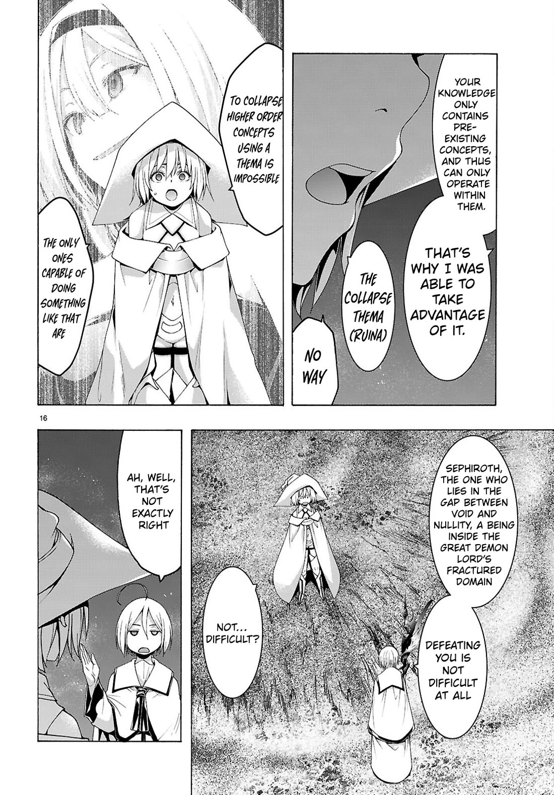 Trinity Seven: 7-Nin no Mahoutsukai Chapter 162 page 17 - Chapter 162: Conceptual Warfare and The Adversary Of God