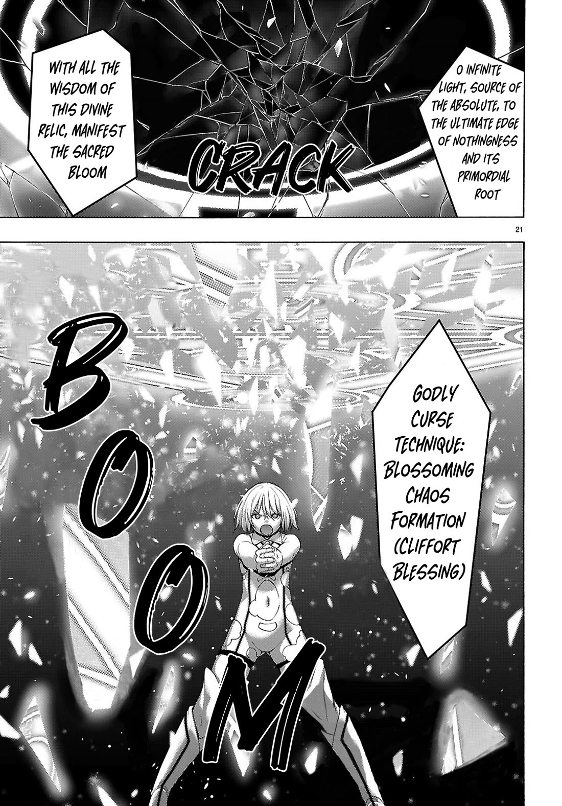 Trinity Seven: 7-Nin no Mahoutsukai Chapter 162 page 22 - Chapter 162: Conceptual Warfare and The Adversary Of God