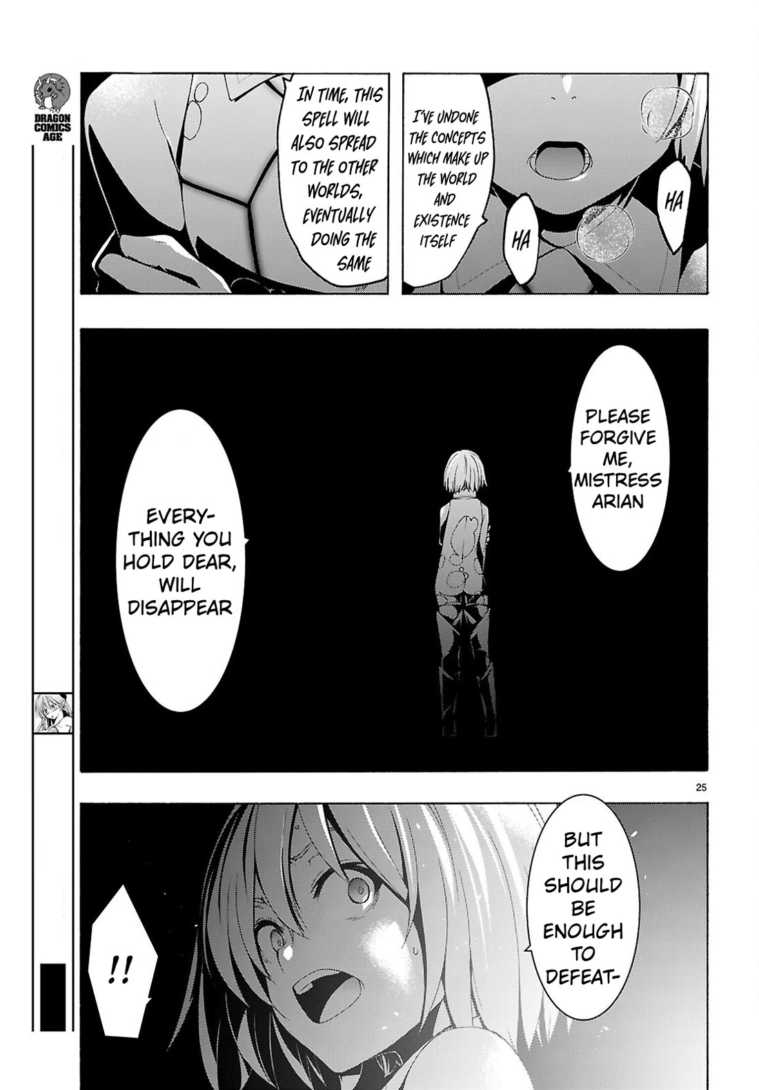 Trinity Seven: 7-Nin no Mahoutsukai Chapter 162 page 26 - Chapter 162: Conceptual Warfare and The Adversary Of God