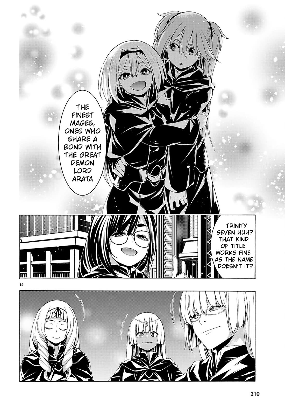 Trinity Seven: 7-Nin no Mahoutsukai Chapter 163 page 15 - Chapter 163: The Goddess's Reincarnation and The Ancient Promise