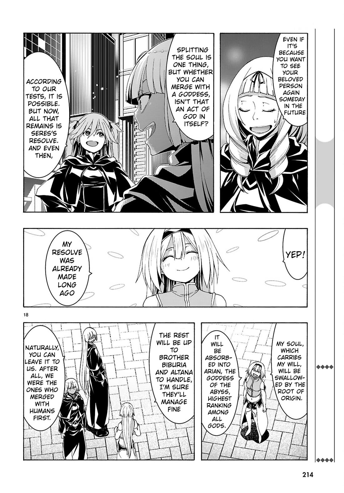 Trinity Seven: 7-Nin no Mahoutsukai Chapter 163 page 19 - Chapter 163: The Goddess's Reincarnation and The Ancient Promise
