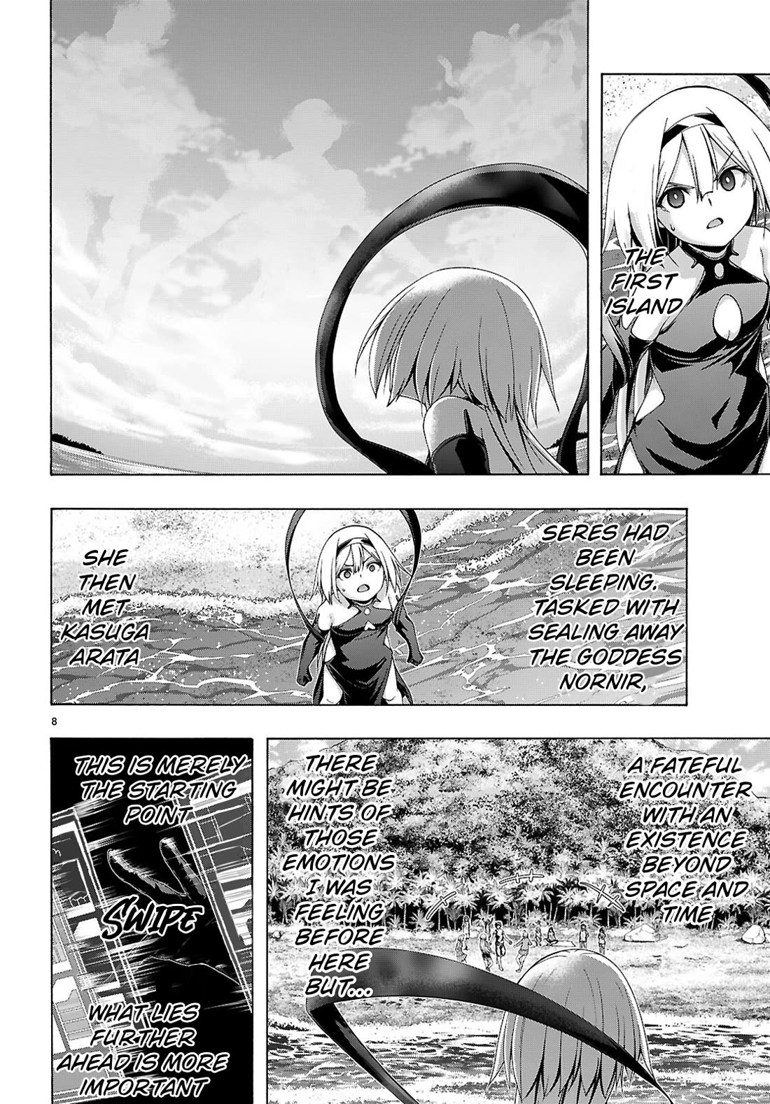 Trinity Seven: 7-Nin no Mahoutsukai Chapter 163 page 9 - Chapter 163: The Goddess's Reincarnation and The Ancient Promise