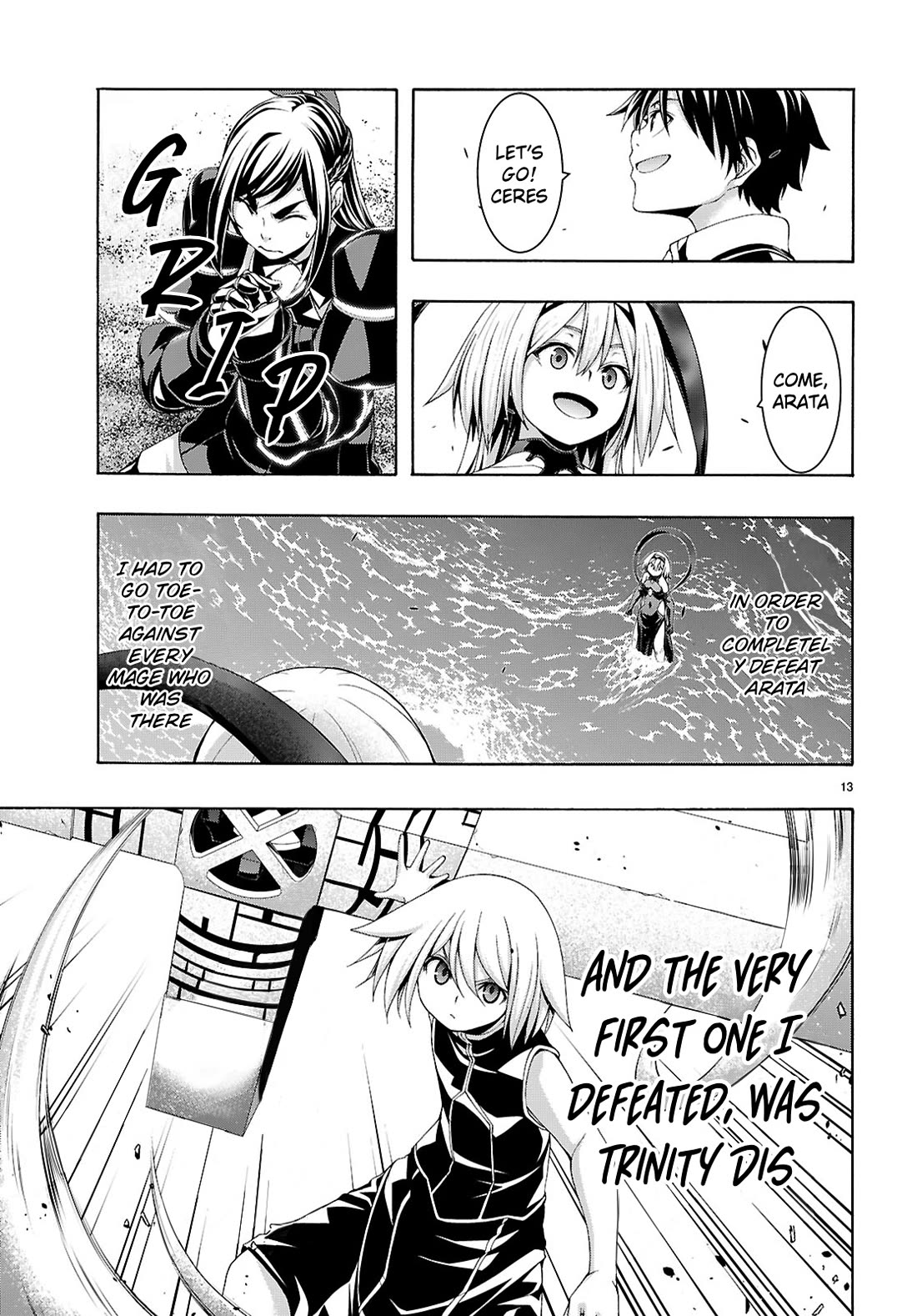 Trinity Seven: 7-Nin no Mahoutsukai Chapter 164 page 14 - Chapter 164: The Fallen Holy King and The Certainty Of Love