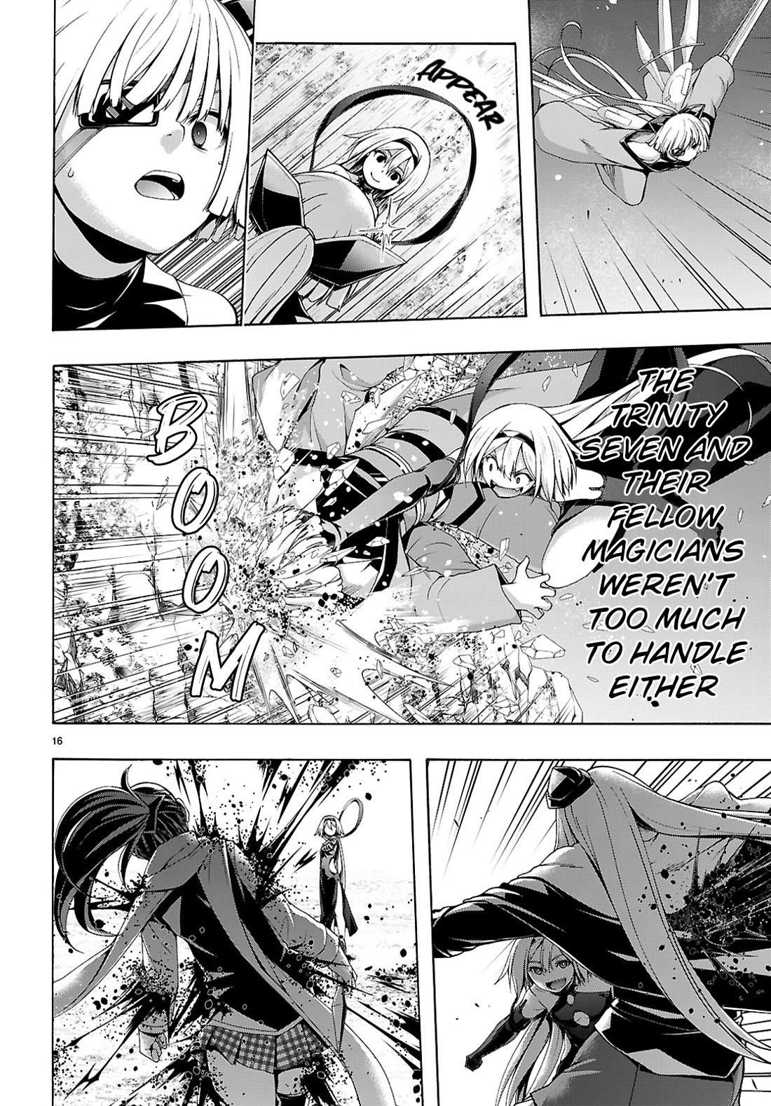 Trinity Seven: 7-Nin no Mahoutsukai Chapter 164 page 17 - Chapter 164: The Fallen Holy King and The Certainty Of Love