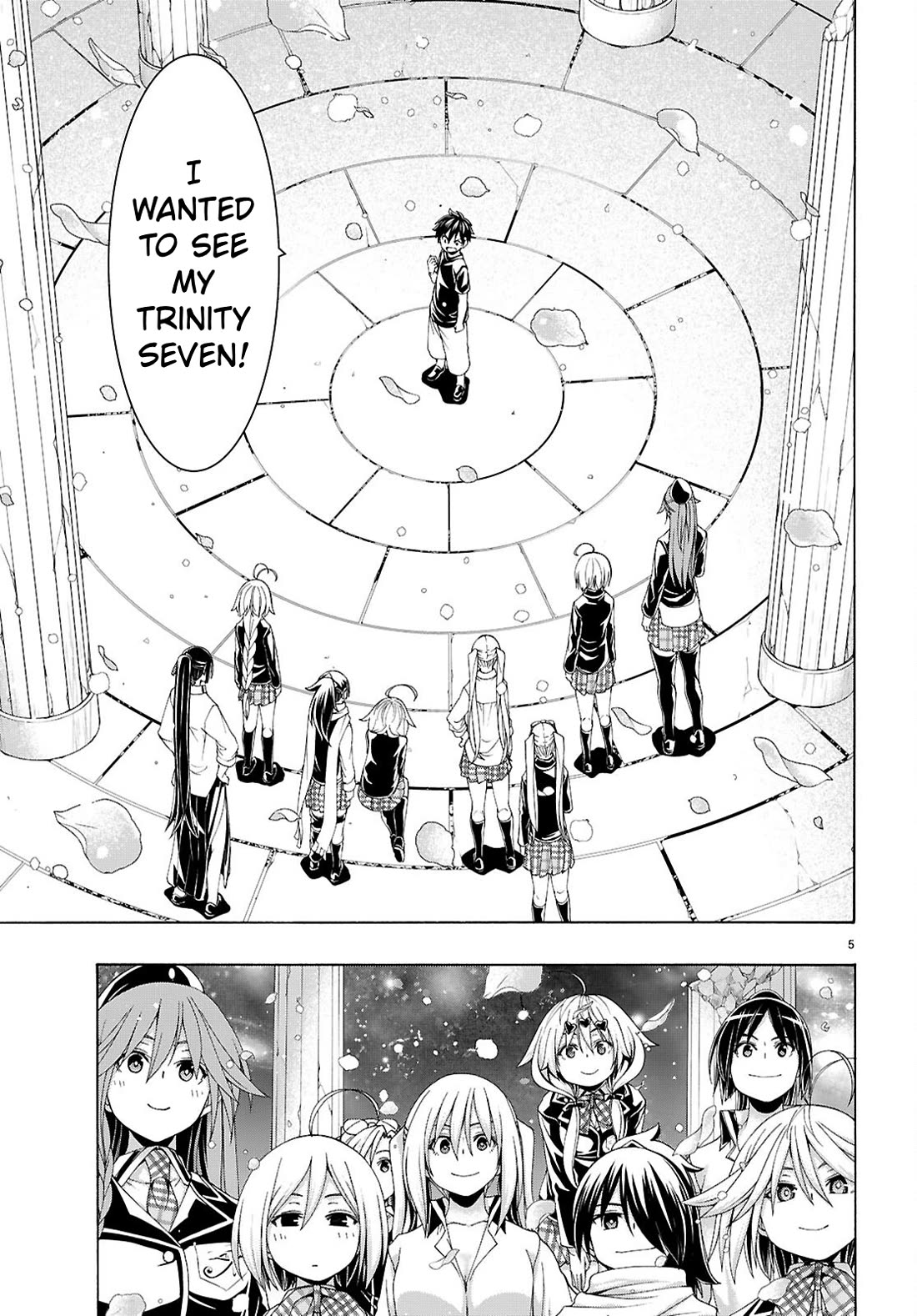 Trinity Seven: 7-Nin no Mahoutsukai Chapter 165 page 6 - Chapter 165: The Convergence Of Dreams and A Rival In Love