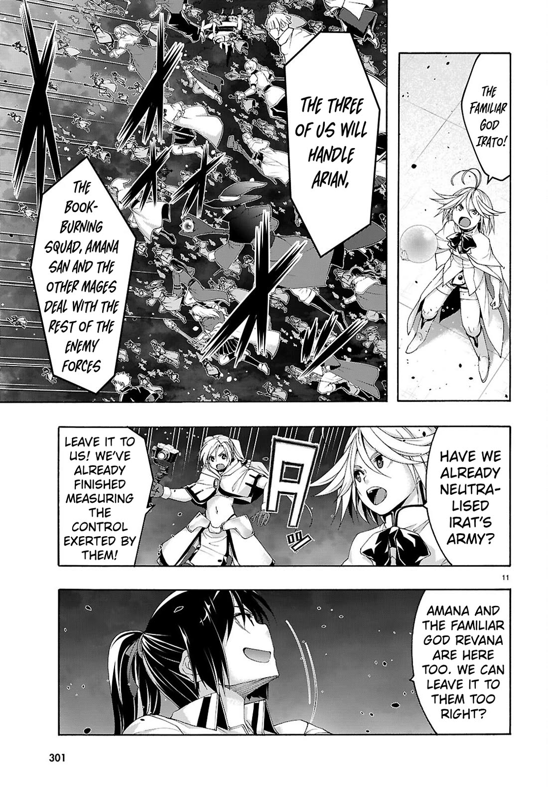 Trinity Seven: 7-Nin no Mahoutsukai Chapter 166 page 12 - Chapter 166: Darkness Attack and The Justice Demon Emperor
