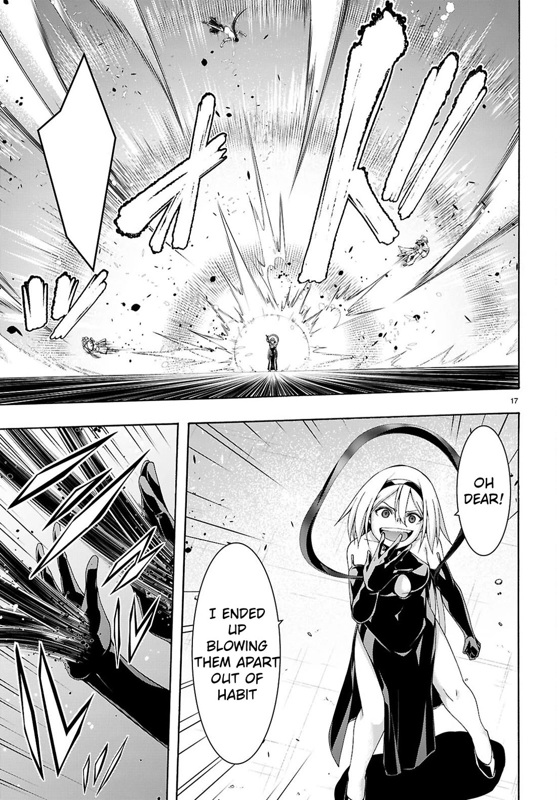 Trinity Seven: 7-Nin no Mahoutsukai Chapter 166 page 18 - Chapter 166: Darkness Attack and The Justice Demon Emperor