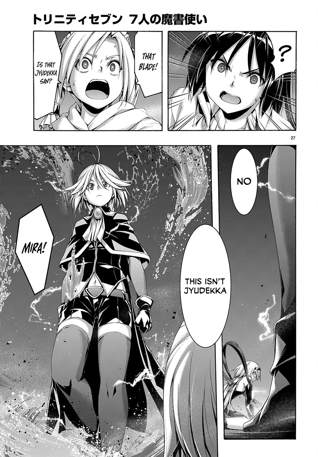 Trinity Seven: 7-Nin no Mahoutsukai Chapter 166 page 28 - Chapter 166: Darkness Attack and The Justice Demon Emperor