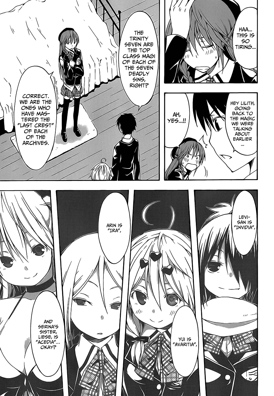 Trinity Seven: 7-Nin no Mahoutsukai Chapter 18 page 15 - Chapter 18: Study & Holiday