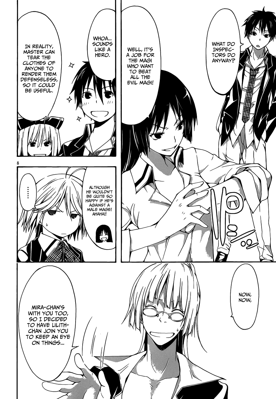 Trinity Seven: 7-Nin no Mahoutsukai Chapter 19 page 10 - Chapter 19: Second Security & Dimension Trouble