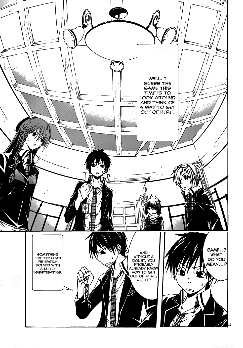 Trinity Seven: 7-Nin no Mahoutsukai Chapter 2 page 14 - Chapter 2: Night Lesson & Prison Lock