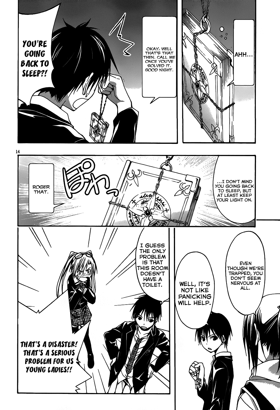 Trinity Seven: 7-Nin no Mahoutsukai Chapter 2 page 15 - Chapter 2: Night Lesson & Prison Lock