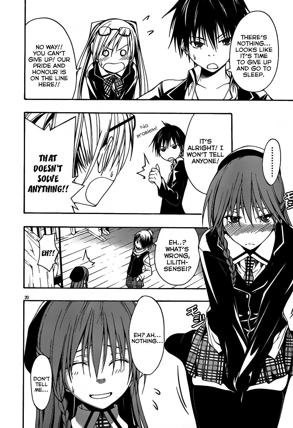 Trinity Seven: 7-Nin no Mahoutsukai Chapter 2 page 21 - Chapter 2: Night Lesson & Prison Lock