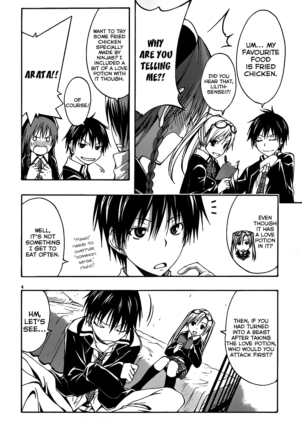 Trinity Seven: 7-Nin no Mahoutsukai Chapter 2 page 5 - Chapter 2: Night Lesson & Prison Lock
