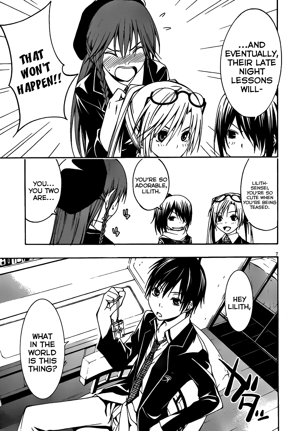 Trinity Seven: 7-Nin no Mahoutsukai Chapter 2 page 8 - Chapter 2: Night Lesson & Prison Lock