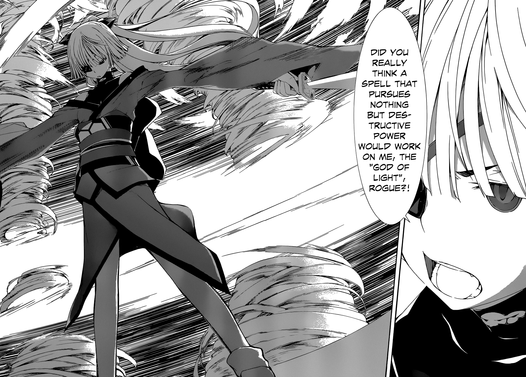 Trinity Seven: 7-Nin no Mahoutsukai Chapter 26 page 8 - Chapter 26: Sagas Arms & Sisters