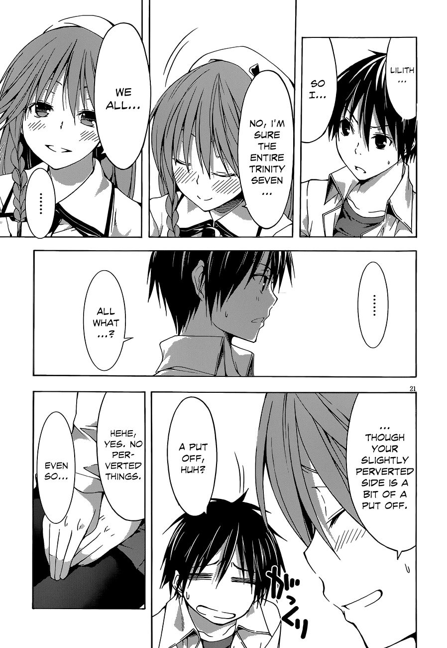 Trinity Seven: 7-Nin no Mahoutsukai Chapter 29 page 22 - Chapter 29: Date & Talisman