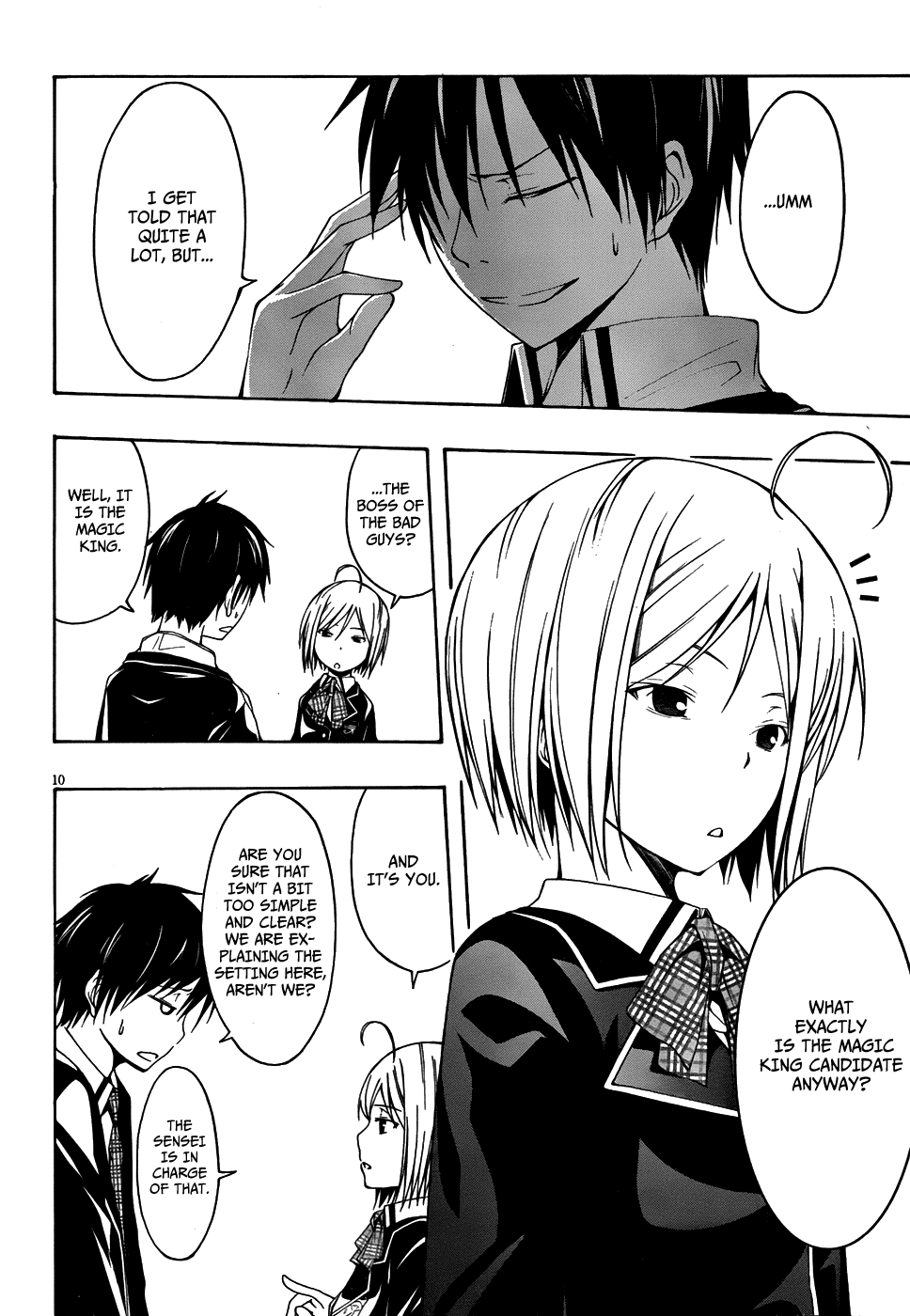 Trinity Seven: 7-Nin no Mahoutsukai Chapter 3 page 11 - Chapter 3: Grimoire Security & Abort