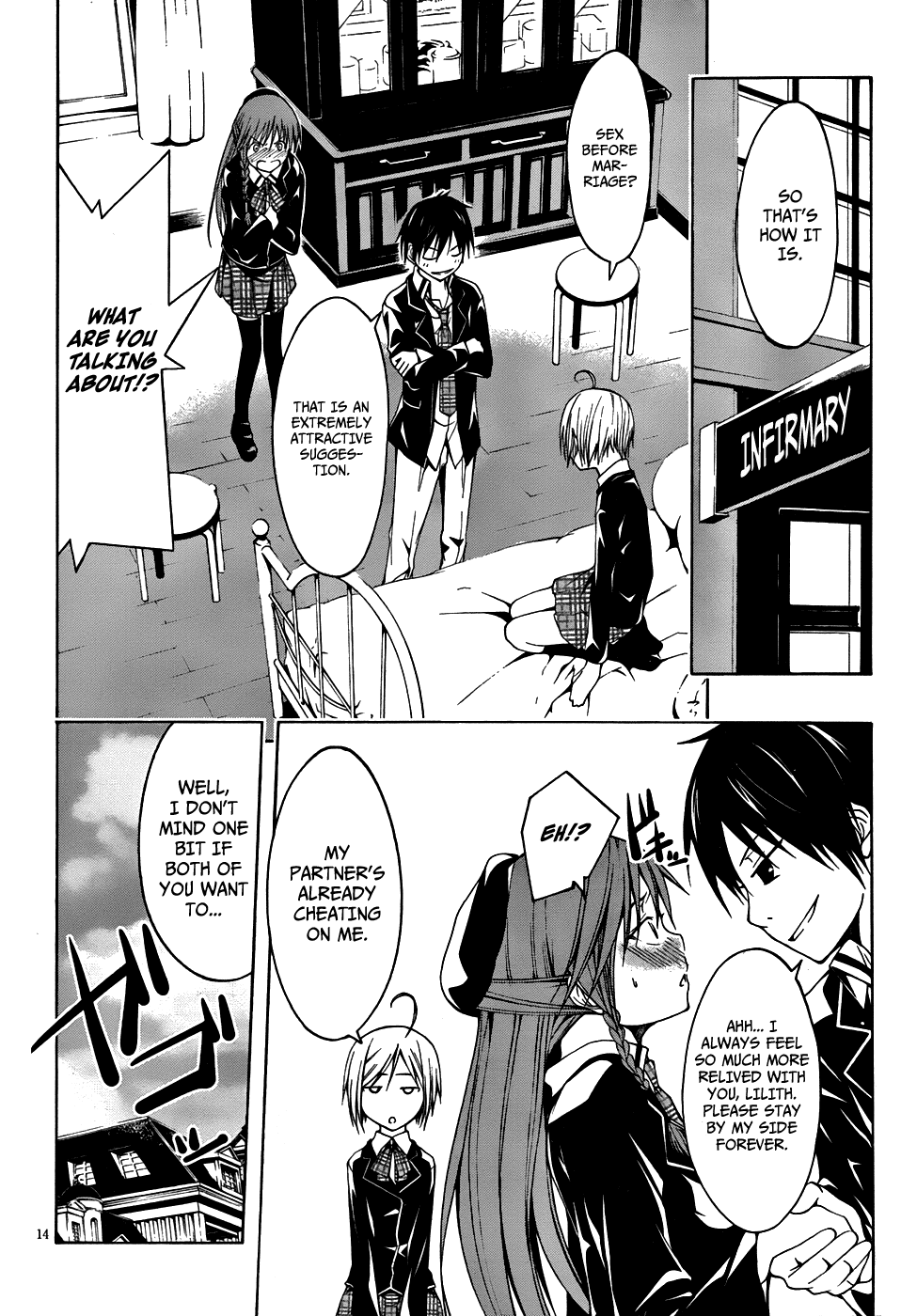 Trinity Seven: 7-Nin no Mahoutsukai Chapter 3 page 15 - Chapter 3: Grimoire Security & Abort