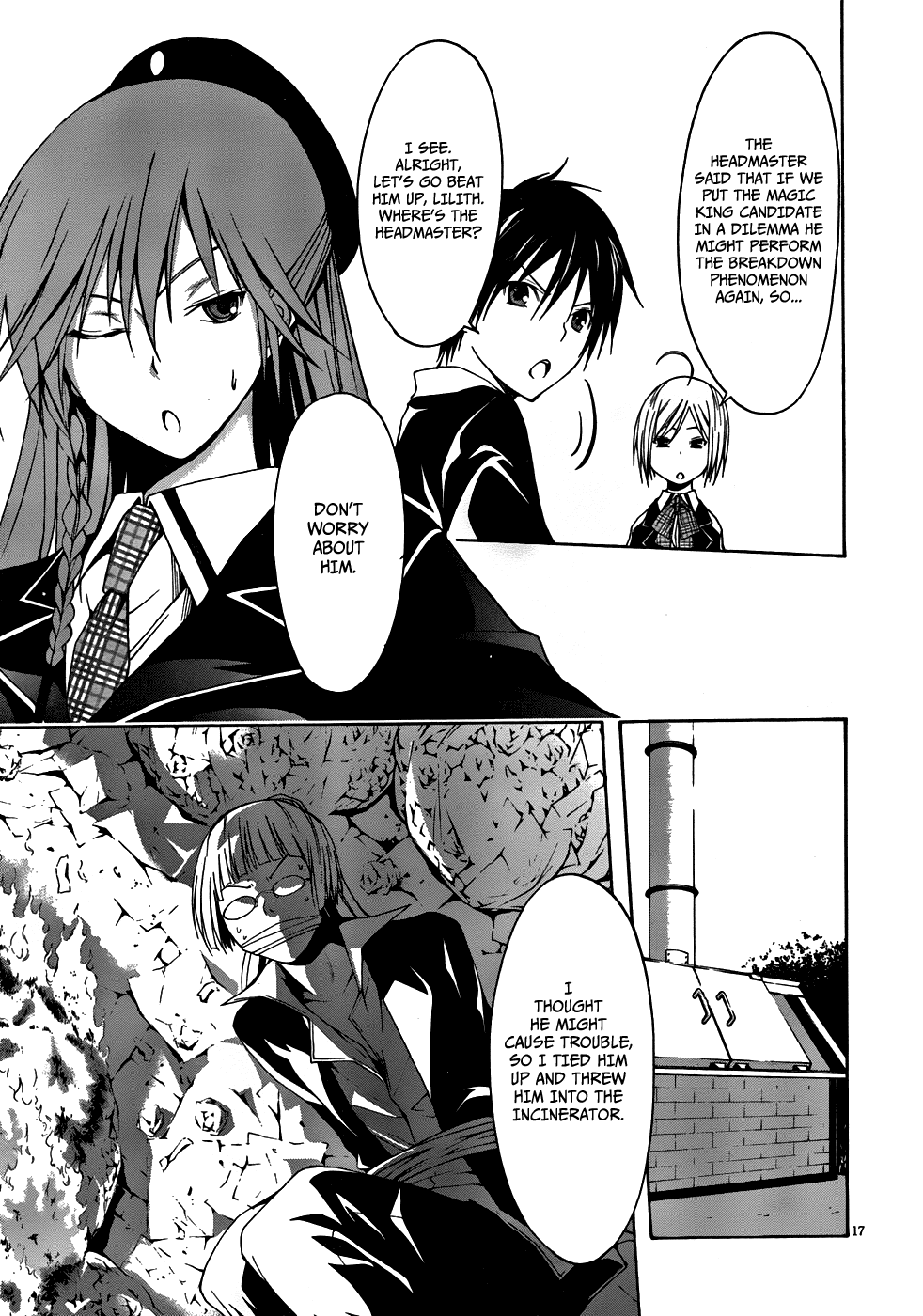 Trinity Seven: 7-Nin no Mahoutsukai Chapter 3 page 18 - Chapter 3: Grimoire Security & Abort