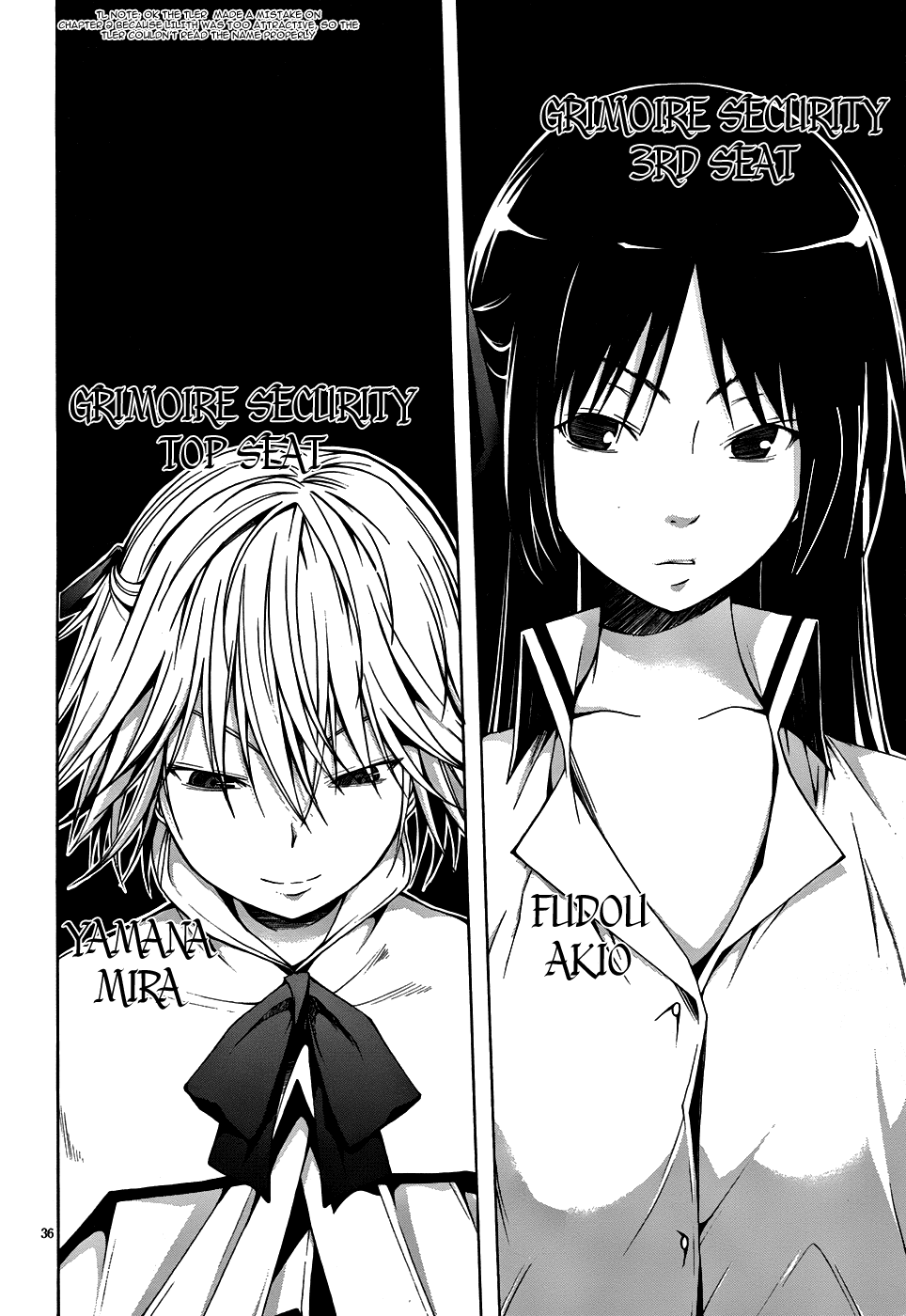 Trinity Seven: 7-Nin no Mahoutsukai Chapter 3 page 36 - Chapter 3: Grimoire Security & Abort