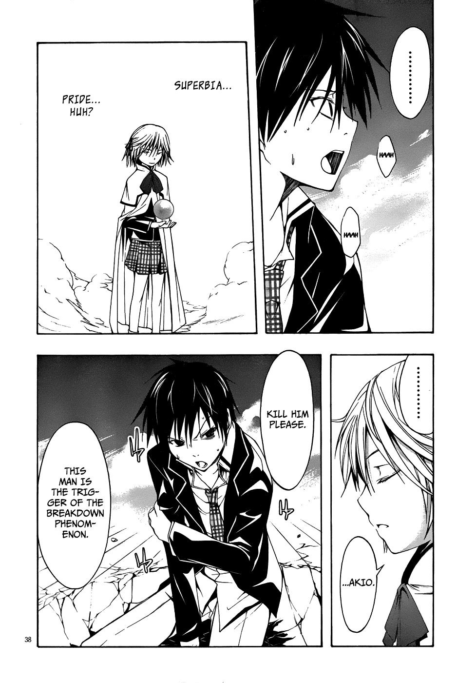 Trinity Seven: 7-Nin no Mahoutsukai Chapter 3 page 38 - Chapter 3: Grimoire Security & Abort