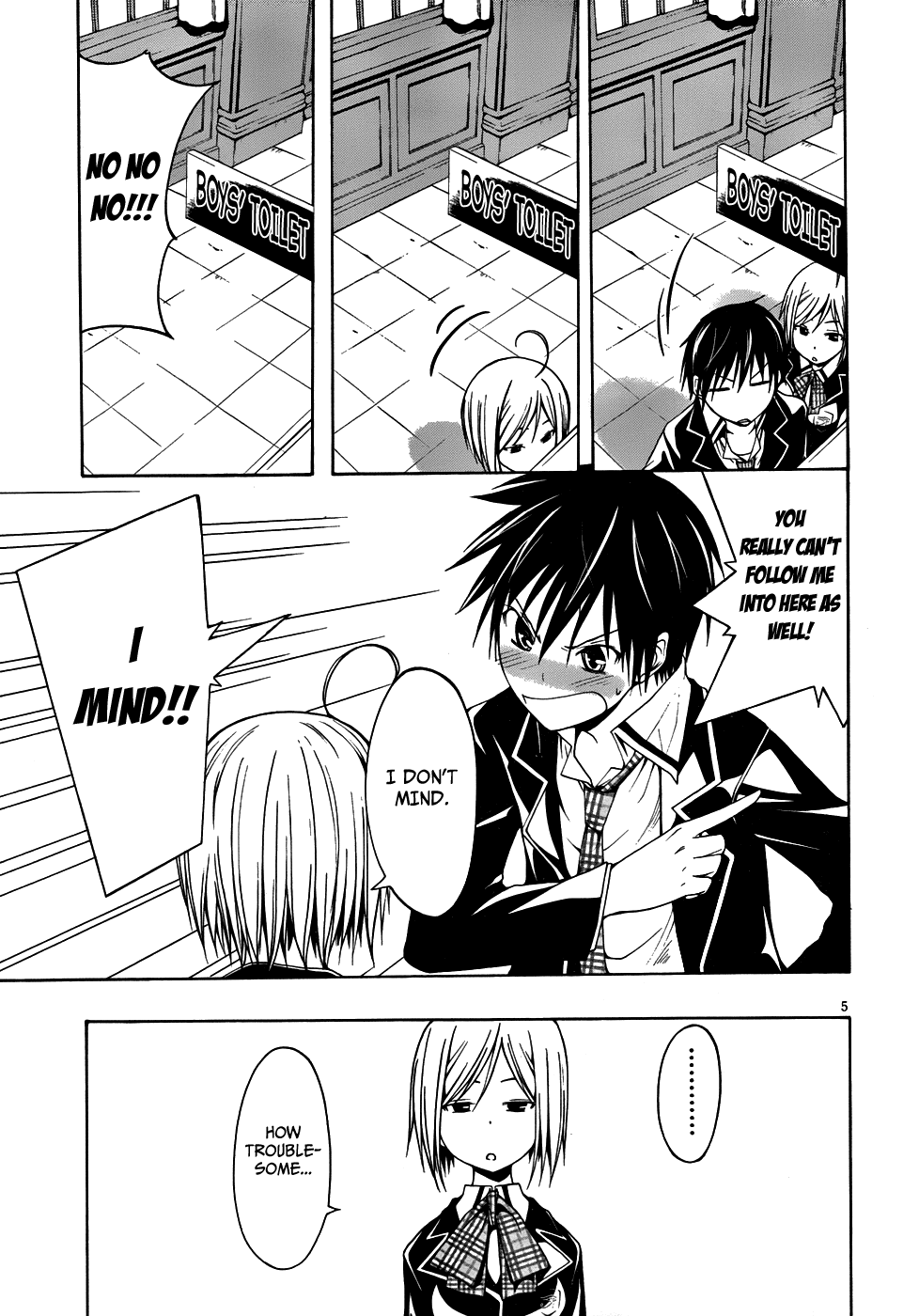 Trinity Seven: 7-Nin no Mahoutsukai Chapter 3 page 6 - Chapter 3: Grimoire Security & Abort