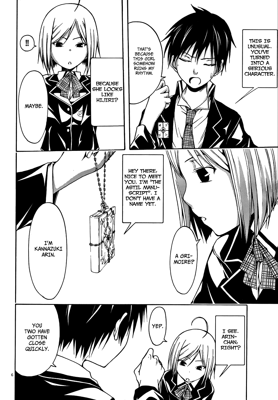 Trinity Seven: 7-Nin no Mahoutsukai Chapter 3 page 7 - Chapter 3: Grimoire Security & Abort