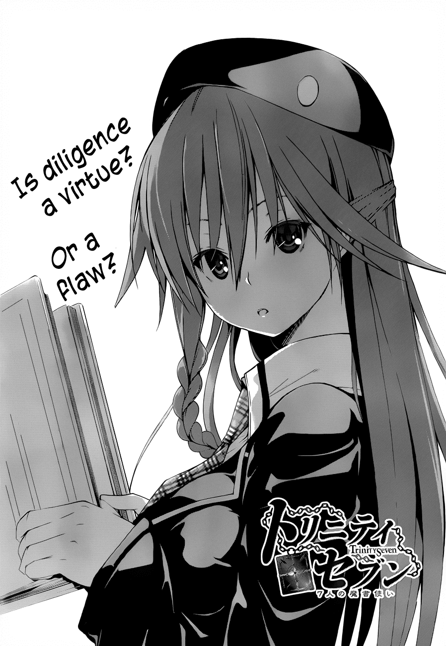 Trinity Seven: 7-Nin no Mahoutsukai Chapter 31 page 3 - Chapter 31: Forbidden Element & Aeshma