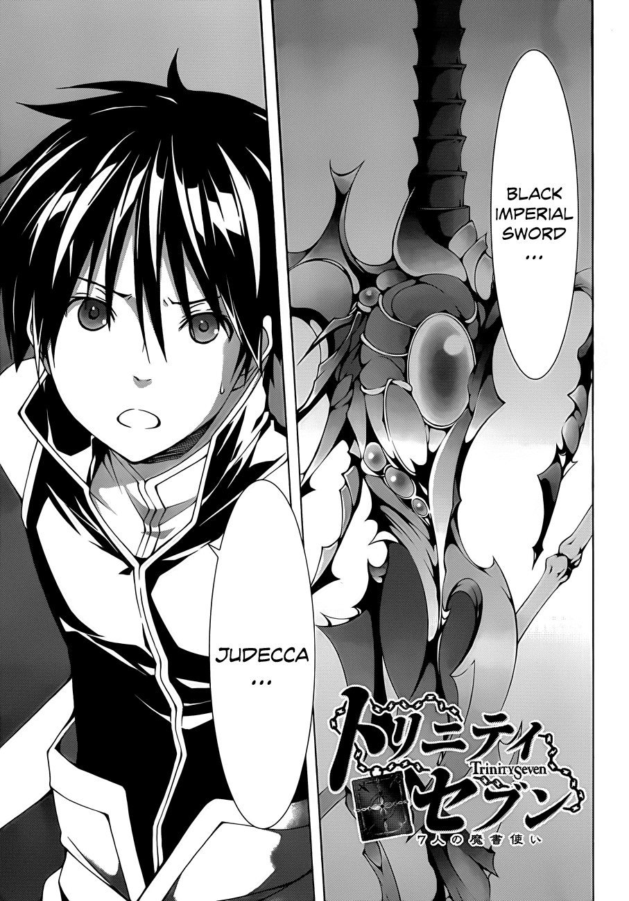 Trinity Seven: 7-Nin no Mahoutsukai Chapter 34 page 3 - Chapter 34: Impel Arm & Trinity Process