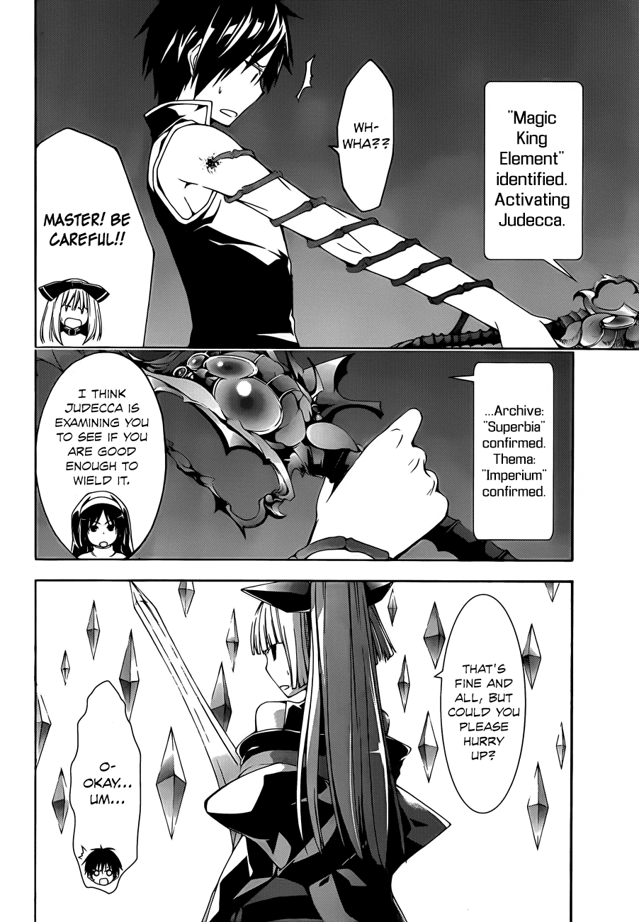 Trinity Seven: 7-Nin no Mahoutsukai Chapter 34 page 9 - Chapter 34: Impel Arm & Trinity Process