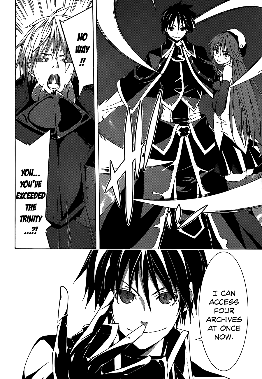 Trinity Seven: 7-Nin no Mahoutsukai Chapter 37 page 6 - Chapter 37: Trinity Form & Server Down