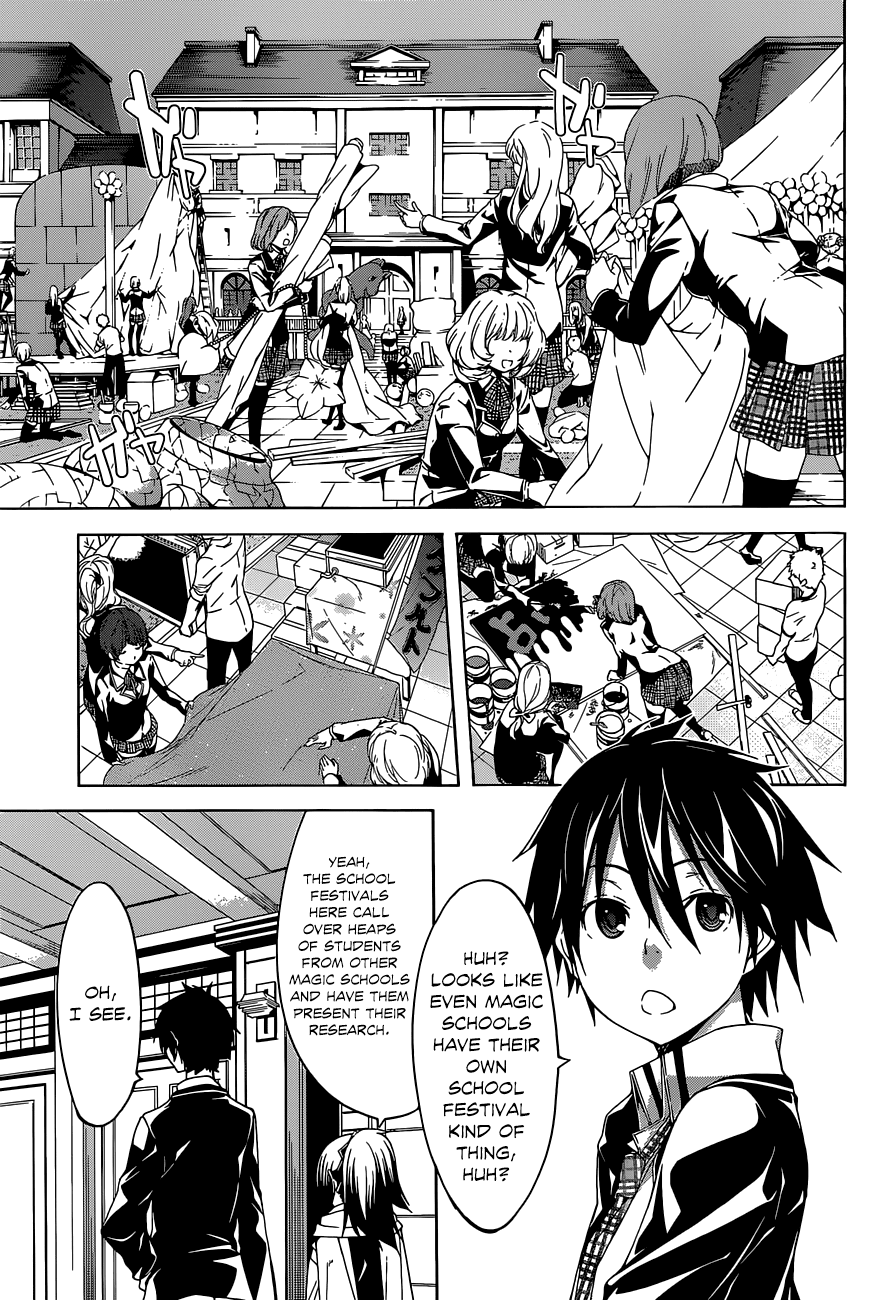 Trinity Seven: 7-Nin no Mahoutsukai Chapter 38 page 15 - Chapter 38: Manhunt & Eve of the Party