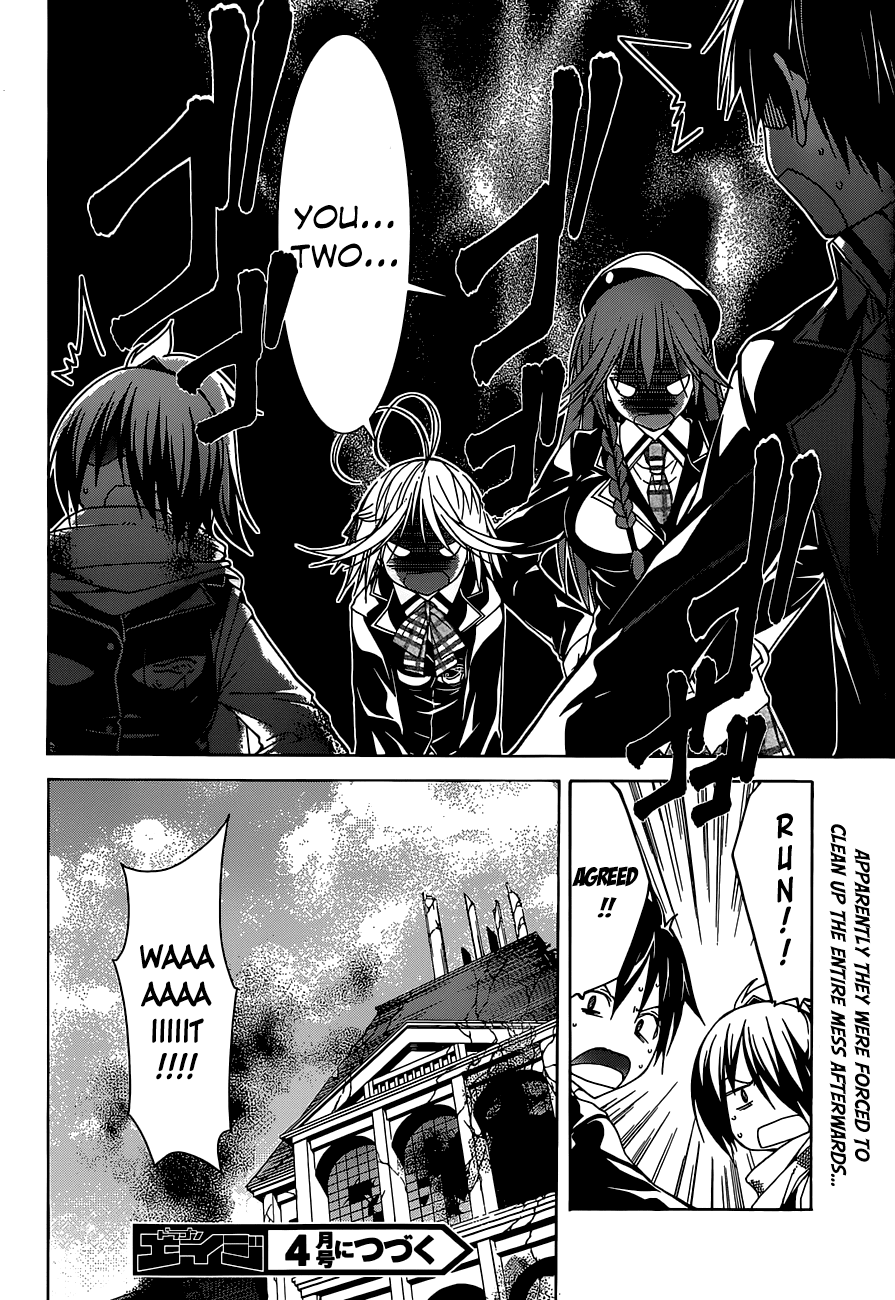 Trinity Seven: 7-Nin no Mahoutsukai Chapter 38 page 39 - Chapter 38: Manhunt & Eve of the Party