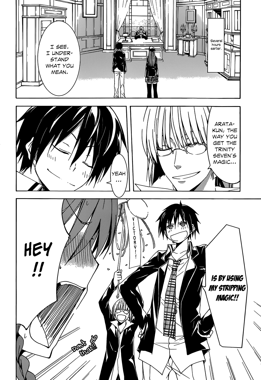 Trinity Seven: 7-Nin no Mahoutsukai Chapter 38 page 6 - Chapter 38: Manhunt & Eve of the Party