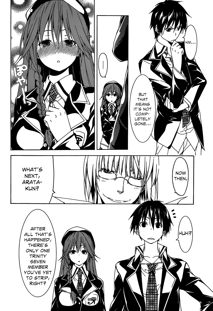 Trinity Seven: 7-Nin no Mahoutsukai Chapter 38 page 8 - Chapter 38: Manhunt & Eve of the Party