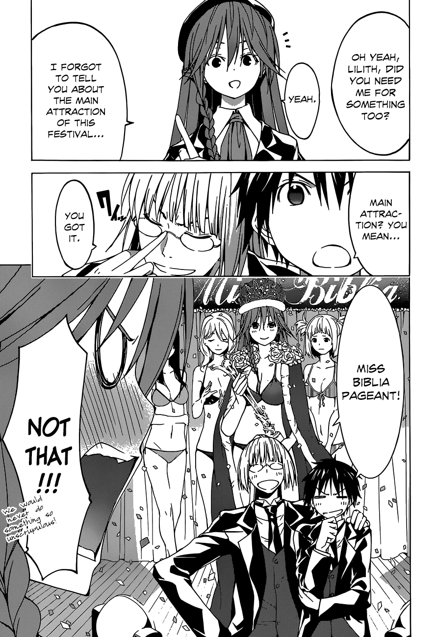 Trinity Seven: 7-Nin no Mahoutsukai Chapter 39 page 13 - Chapter 39: School Festival & Sticks