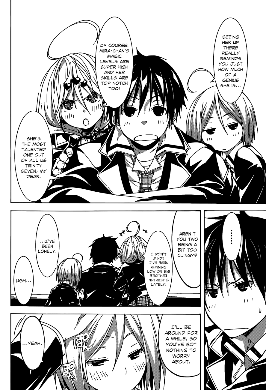 Trinity Seven: 7-Nin no Mahoutsukai Chapter 39 page 20 - Chapter 39: School Festival & Sticks